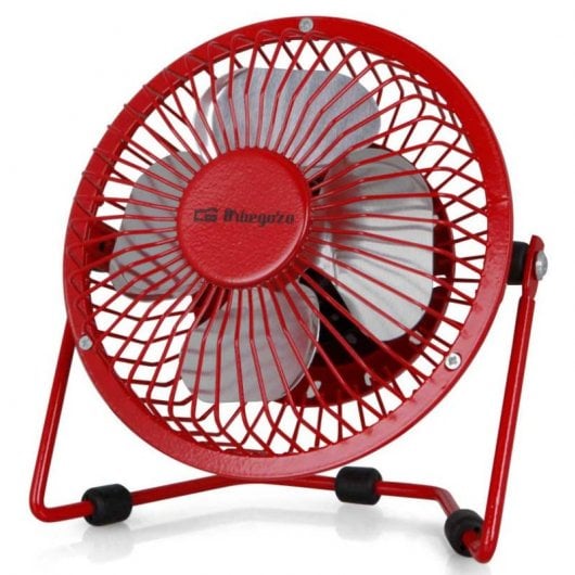 Orbegozo PW1021 Ventilador Sobremesa USB Rojo
