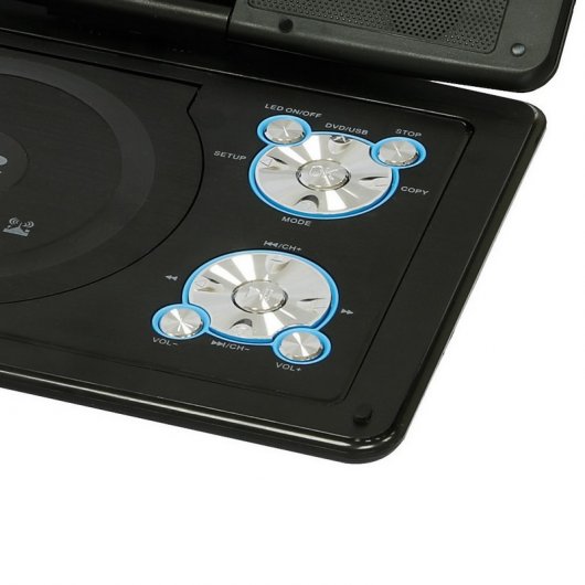Brigmton Leitor DVD Portátil 9" USB
