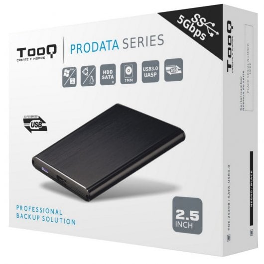 Tooq Caja externa 2.5" SATA USB 3.0