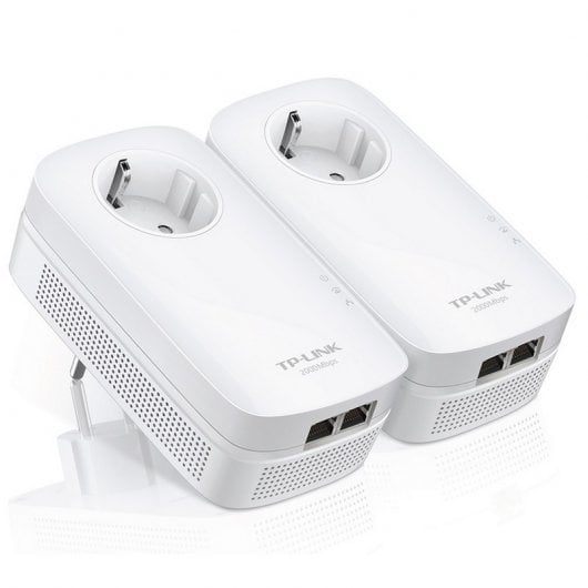 TP-LINK TL-PA9020P Powerline Passthrough 2 Puertos Gigabit AV2000 Kit