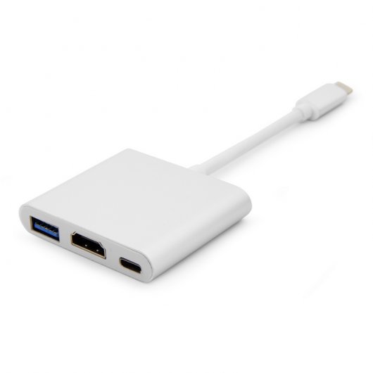 Adaptador USB-C a USB 3.0 + HDMI + USB-C