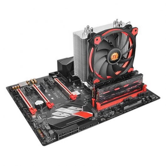 Thermaltake Riing Silent 12 CPU Cooler Rojo
