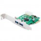 Unotec Placa PCIe 2 Portas USB 3.0