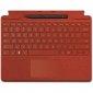 Microsoft Signature Funda con Teclado Poppy Red para Surface Pro con Microsoft Surface Slim Pen 2