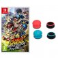 Mario Strikers Battle League Football Nintendo Switch + Pegatinas + Thumb Grips