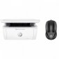 HP LaserJet M140w Impresora Multifunción Láser Monocromo WiFi Blanca+ 1000 Ratón USB Negro