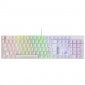 Mars Gaming MK422 Teclado Mecánico Blanco RGB Switch Azul