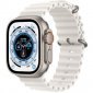 Apple Watch Ultra LTE Titanio con Correa Ocean Band Blanco