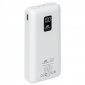 Rivacase VA2220 PowerBank con Pantalla 20.000mAh Blanca