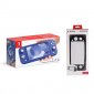 Nintendo Switch Lite Azul + BigBen Carcasa de Silicona Negra