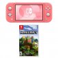 Nintendo Pack Switch Lite Coral + Minecraft: Nintendo Switch Edition