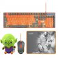 FR-TEC Dragon Ball Super Gaming Pack Teclado + Ratón + Alfombrilla + Peluche Piccolo 15cm