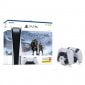Sony PlayStation 5 + God of War Ragnarök (Digital) + 2 DualSense + Power A Base de Carga Blanca