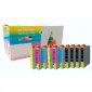 Inkpro Cartucho de Tinta Compatible con Epson T2991XL/T2992XL/T2993XL/T2994XL Negro/Tricolor Pack 10