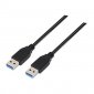 Nanocable Cable USB 3.0 Negro Tipo A a Tipo A Macho/Macho 2m