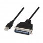Cabo Nanocable USB Tipo A Macho a Impressora Paralelo CN36(IEEE1284) Macho