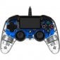 Nacon Compact Controller Wired para PS4 Iluminado Azul