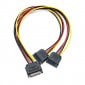 Nanocable Cable SATA Alimentación SATA/M/2xSATA/H 20 cm