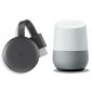 Google Chromecast + Google Home Altavoz Inteligente y Asistente Blanco