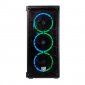 Nfortec Draco V2 Cristal Templado USB 3.0 RGB Negra