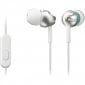 Sony MDR-EX110AP Auriculares con Micrófono Blanco