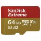 Sandisk Extreme MicroSDXC 64GB Clase 3 UHS-I + Adaptador