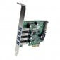 StarTech Tarjeta Adaptador PCI-E USB 3.0 con UASP de 4 Puertos Sata
