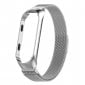 Owlotech Correa de Recambio para Xiaomi Mi Band 4 Milanesa Plata