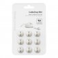 Bluelounge CableDrop Mini Pack 9 Organizadores de Cables Blancos