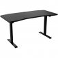 Nitro Concepts D16E Mesa Gaming con Altura Regulable Eléctricamente Negra