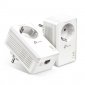 TP-Link TL-PA7017P KIT PLC Powerline Red Eléctrica AV1000 Gigabit Con Enchufe Incorporado