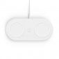 Belkin Boostcharge Base de Carga Dual Inalámbrica Blanca
