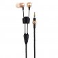 Wraps Auriculares Core Símil Cuero Dorado
