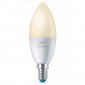 WIZ C.E14 Whites Bombilla Wi-Fi Blanco Cálido E14