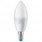 WIZ C.E14 Whites Lâmpada Wi-Fi Branco Quente/Neutro E14