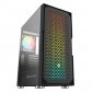 Nfortec Surtur Cristal Templado USB 3.0 ARGB Negra