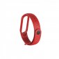 Nueboo Correa de Silicona Roja para Xiaomi Mi Band 5/6/7/Amazfit 5