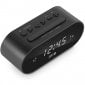 Radio-Réveil Compact SPC Frodi - Écran LED, FM, Double Alarme, Noir - Idéal Table De Chevet