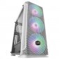Mars Gaming MCEX Cristal Templado RGB USB 3.0 Blanca