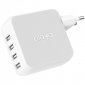 Belkin Playa Cargador USB 4 Puertos 2.4A Blanco