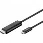 Goobay Cable USB-C 3.1 A USB B Macho/Macho 1m Negro
