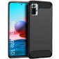 Cool Funda Carbón Negro para Xiaomi Redmi Note 10 / Note 10s