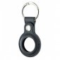 Muvit Llavero Universal de Piel Negro para Apple Airtag
