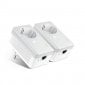 TP-Link TL-PA4010P KIT PLC Powerline Red Eléctrica AV600 Con Enchufe Incorporado