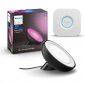 Philips Pack Hue Bloom Lâmpada de Mesa Inteligente RGB Preta + Hue Bridge Ponte de Conexão WiFi